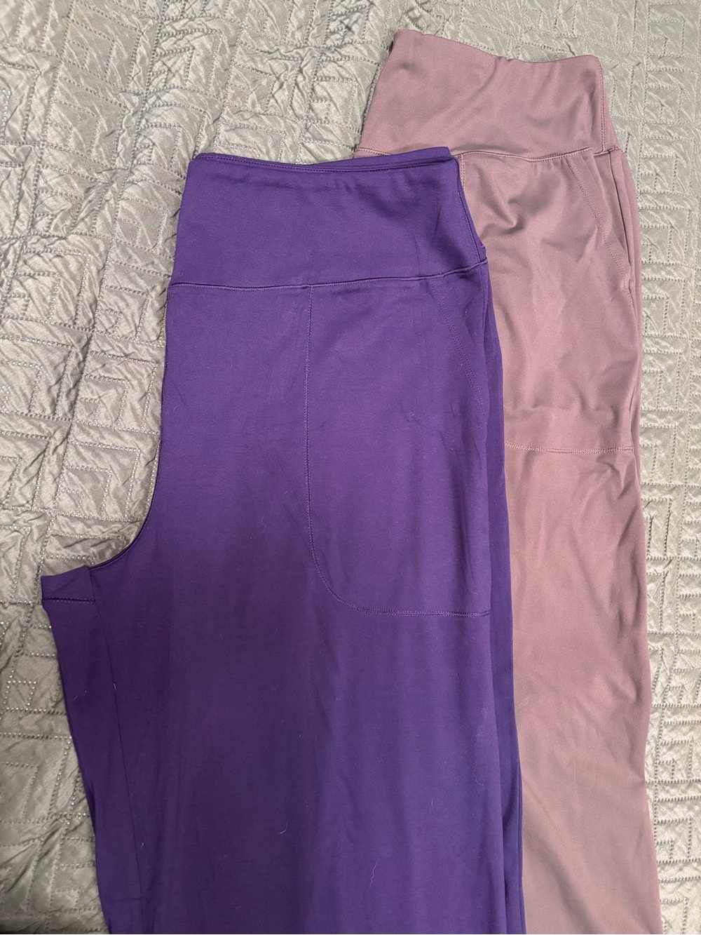 *2 Pairs* Wide Leg Yoga Pants for Women Soft Stretchy Loose Casual Trousers